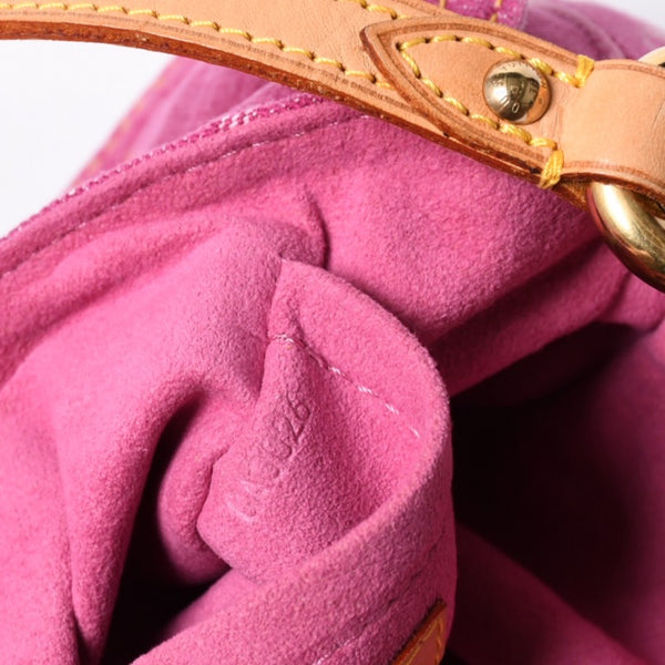 Very good condition LOUIS VUITTON Mini Pretty One Shoulder Bag M95216 Monogram Denim Pink Used 4a000717