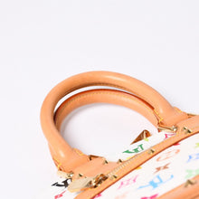 Load image into Gallery viewer, 極美品 LOUIS VUITTON ルイヴィトン アルマ ハンドバッグ M92647 モノグラム マルチカラー ホワイト 村上隆 中古 4a000750