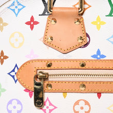 Load image into Gallery viewer, 極美品 LOUIS VUITTON ルイヴィトン アルマ ハンドバッグ M92647 モノグラム マルチカラー ホワイト 村上隆 中古 4a000750