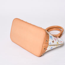 Load image into Gallery viewer, 極美品 LOUIS VUITTON ルイヴィトン アルマ ハンドバッグ M92647 モノグラム マルチカラー ホワイト 村上隆 中古 4a000750