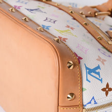 Load image into Gallery viewer, 極美品 LOUIS VUITTON ルイヴィトン アルマ ハンドバッグ M92647 モノグラム マルチカラー ホワイト 村上隆 中古 4a000750
