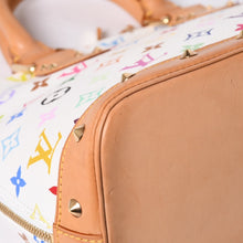 Load image into Gallery viewer, 極美品 LOUIS VUITTON ルイヴィトン アルマ ハンドバッグ M92647 モノグラム マルチカラー ホワイト 村上隆 中古 4a000750