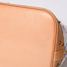 Load image into Gallery viewer, 極美品 LOUIS VUITTON ルイヴィトン アルマ ハンドバッグ M92647 モノグラム マルチカラー ホワイト 村上隆 中古 4a000750