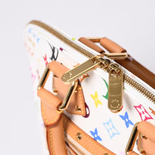 Load image into Gallery viewer, 極美品 LOUIS VUITTON ルイヴィトン アルマ ハンドバッグ M92647 モノグラム マルチカラー ホワイト 村上隆 中古 4a000750