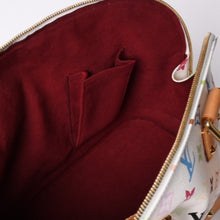 Load image into Gallery viewer, 極美品 LOUIS VUITTON ルイヴィトン アルマ ハンドバッグ M92647 モノグラム マルチカラー ホワイト 村上隆 中古 4a000750