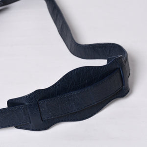 極美品 BALENCIAGA バレンシアガ LE CITY MINI ミニ シティ 2WAYバッグ 309544 ネイビー ゴールド金具 美品 中古 4a000367