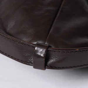 YVES SAINT LAURENT MOMBASA Handbag 107232 Metal Handle Leather GP Gold Brown Good Condition Used 4a000420