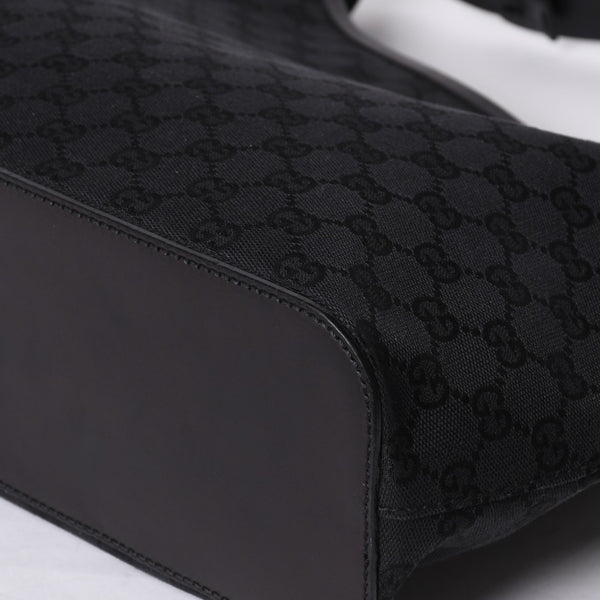 GUCCI グッチ GG Canvas GG キャンバス ショルダーバッグ 106242 イタリア製 ブラック 美品 中古 4a000398