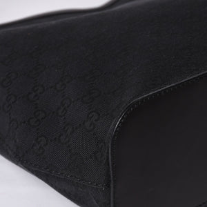 GUCCI グッチ GG Canvas GG キャンバス ショルダーバッグ 106242 イタリア製 ブラック 美品 中古 4a000398