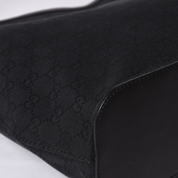 GUCCI グッチ GG Canvas GG キャンバス ショルダーバッグ 106242 イタリア製 ブラック 美品 中古 4a000398
