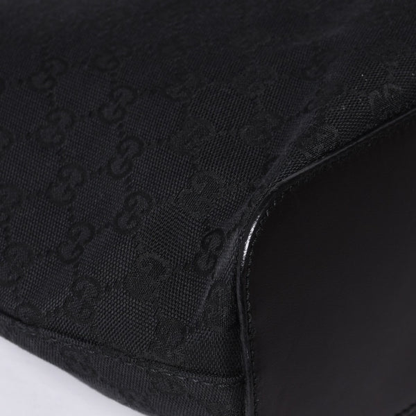 GUCCI グッチ GG Canvas GG キャンバス ショルダーバッグ 106242 イタリア製 ブラック 美品 中古 4a000398