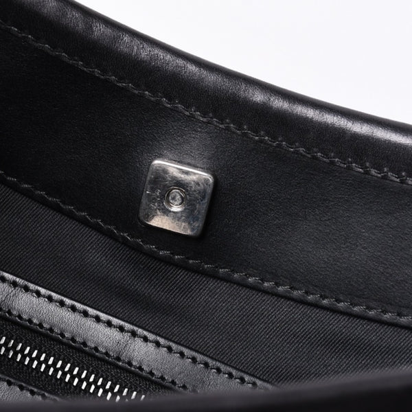 GUCCI グッチ GG Canvas GG キャンバス ショルダーバッグ 106242 イタリア製 ブラック 美品 中古 4a000398