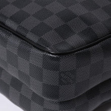 画像をギャラリービューアに読み込む, 極美品 LOUIS VUITTON ルイヴィトン レム ショルダーバッグ ダミエグラフィット N41446 斜め掛け ブラック ロゴ 中古 4a000378