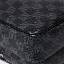 画像をギャラリービューアに読み込む, 極美品 LOUIS VUITTON ルイヴィトン レム ショルダーバッグ ダミエグラフィット N41446 斜め掛け ブラック ロゴ 中古 4a000378