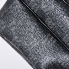 画像をギャラリービューアに読み込む, 極美品 LOUIS VUITTON ルイヴィトン レム ショルダーバッグ ダミエグラフィット N41446 斜め掛け ブラック ロゴ 中古 4a000378