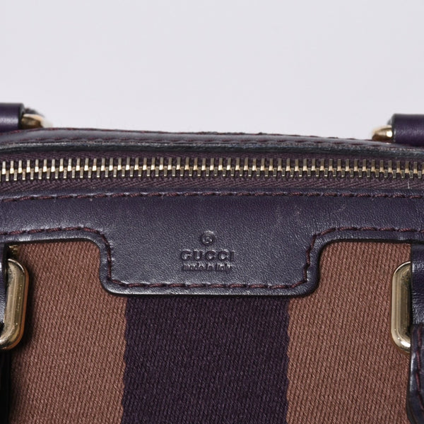 GUCCI Gucci Speedy Handbag Sherry Line 247205 GG Canvas Beige Gold Hardware Good Condition Used 4a000204