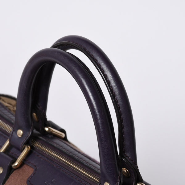 GUCCI Gucci Speedy Handbag Sherry Line 247205 GG Canvas Beige Gold Hardware Good Condition Used 4a000204