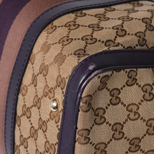 GUCCI Gucci Speedy Handbag Sherry Line 247205 GG Canvas Beige Gold Hardware Good Condition Used 4a000204