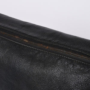 GUCCI Gucci One Shoulder Bag 121546 Double G GG Logo Leather Black Gold Hardware Good Condition Used 4a000189