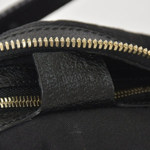 Very Good Condition GUCCI Gucci Hobo One Shoulder Handbag 145764 002056 GG Canvas Leather Black Used 4a000202