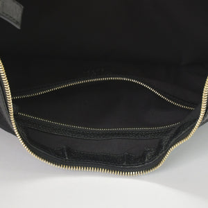 Very Good Condition GUCCI Gucci Hobo One Shoulder Handbag 145764 002056 GG Canvas Leather Black Used 4a000202