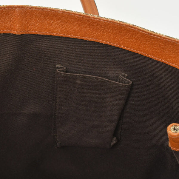 Very good condition GUCCI Gucci handbag 120897 001998 GG canvas leather beige gold hardware used 4a000207