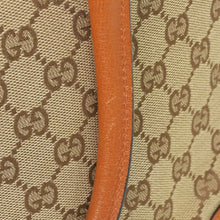 画像をギャラリービューアに読み込む, 極美品 GUCCI グッチ ハンドバッグ 120897 001998 GGキャンバス レザー べージュ ゴールド金具 中古 4a000207