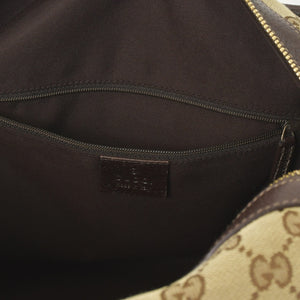 Very good condition GUCCI Gucci handbag 153026 492217 GG canvas leather beige gold hardware used 4a000215