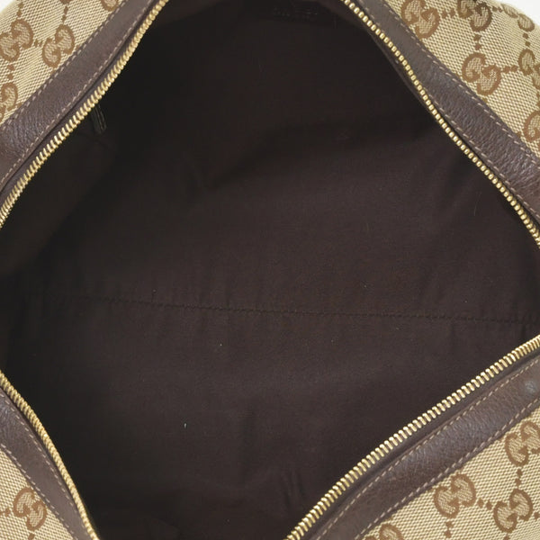 Very good condition GUCCI Gucci handbag 153026 492217 GG canvas leather beige gold hardware used 4a000215
