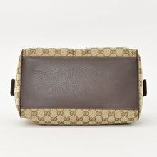 画像をギャラリービューアに読み込む, 極美品 GUCCI グッチ ハンドバッグ 153026 492217 GGキャンバス レザー ベージュ ゴールド金具 中古 4a000215