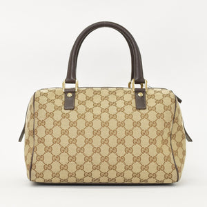 Very good condition GUCCI Gucci handbag 153026 492217 GG canvas leather beige gold hardware used 4a000215