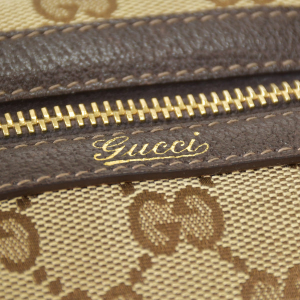 Very good condition GUCCI Gucci handbag 153026 492217 GG canvas leather beige gold hardware used 4a000215