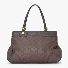 GUCCI Gucci One Shoulder Handbag 237068 512063 GG Pattern Leather Brown Good Condition Used 4a000223
