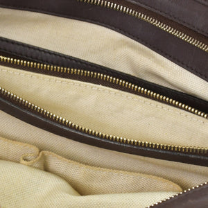 GUCCI Gucci One Shoulder Handbag 237068 512063 GG Pattern Leather Brown Good Condition Used 4a000223