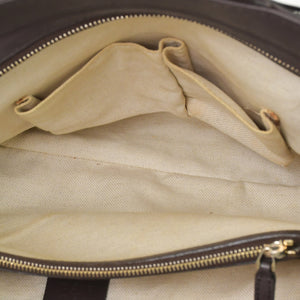GUCCI Gucci One Shoulder Handbag 237068 512063 GG Pattern Leather Brown Good Condition Used 4a000223