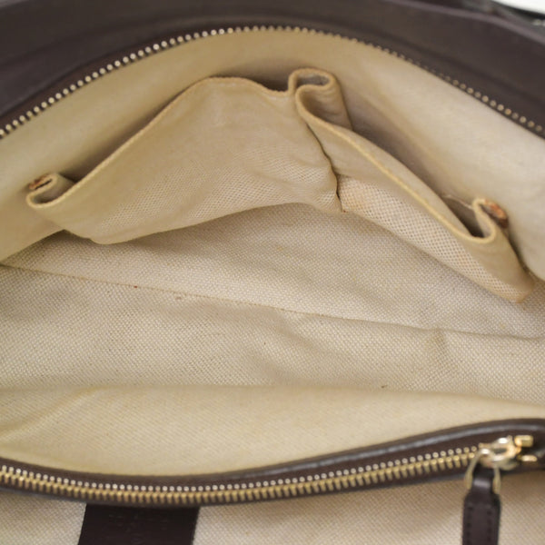 GUCCI Gucci One Shoulder Handbag 237068 512063 GG Pattern Leather Brown Good Condition Used 4a000223