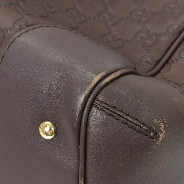 GUCCI Gucci One Shoulder Handbag 237068 512063 GG Pattern Leather Brown Good Condition Used 4a000223