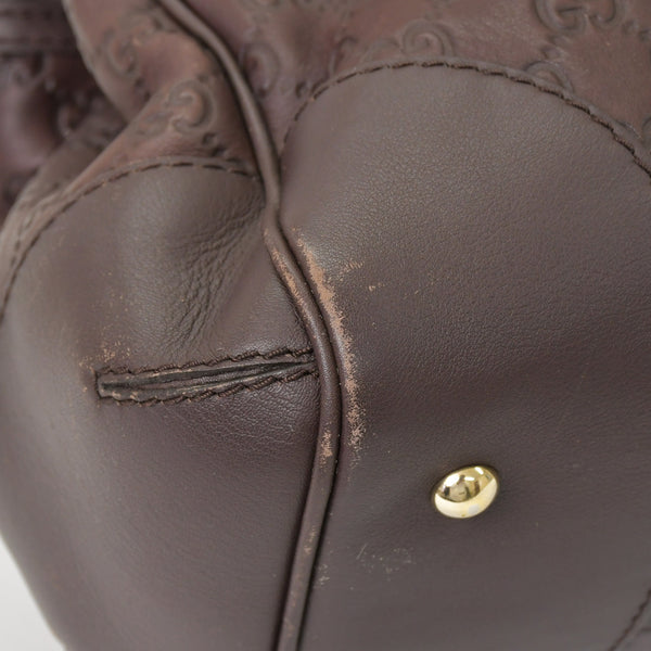 GUCCI Gucci One Shoulder Handbag 237068 512063 GG Pattern Leather Brown Good Condition Used 4a000223