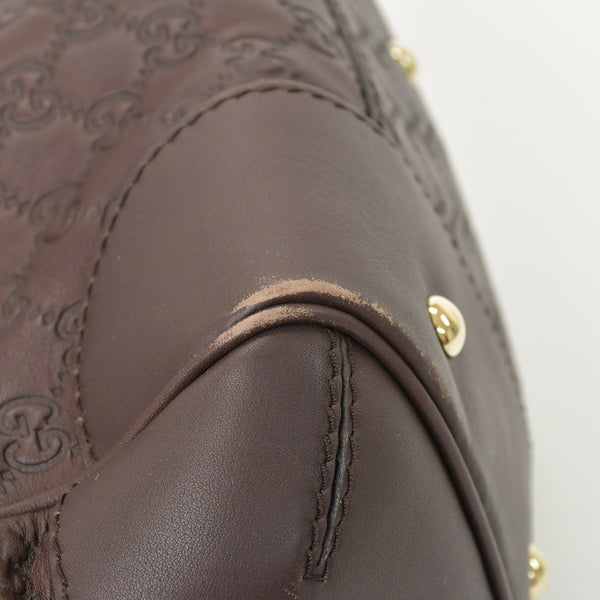 GUCCI Gucci One Shoulder Handbag 237068 512063 GG Pattern Leather Brown Good Condition Used 4a000223