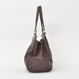 GUCCI Gucci One Shoulder Handbag 237068 512063 GG Pattern Leather Brown Good Condition Used 4a000223