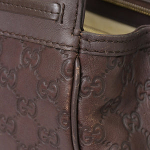 GUCCI Gucci One Shoulder Handbag 237068 512063 GG Pattern Leather Brown Good Condition Used 4a000223
