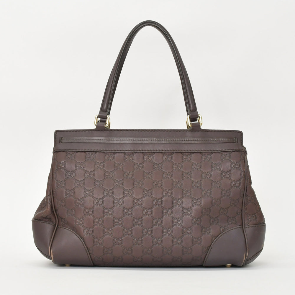 GUCCI グッチ ワンショルダー ハンドバッグ 237068 512063 GG柄 レザー ブラウン 美品 中古 4a000223