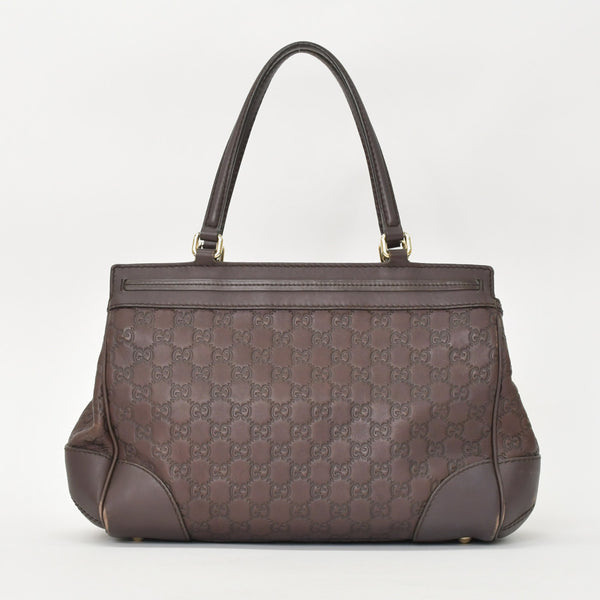 GUCCI Gucci One Shoulder Handbag 237068 512063 GG Pattern Leather Brown Good Condition Used 4a000223
