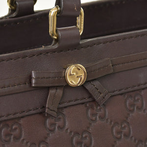 GUCCI Gucci One Shoulder Handbag 237068 512063 GG Pattern Leather Brown Good Condition Used 4a000223