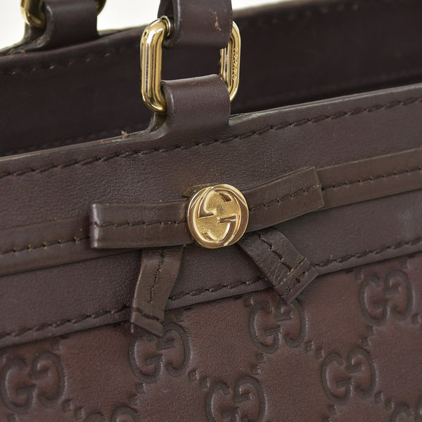 GUCCI Gucci One Shoulder Handbag 237068 512063 GG Pattern Leather Brown Good Condition Used 4a000223