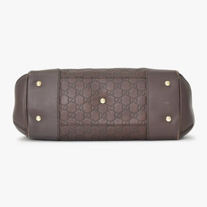 GUCCI Gucci One Shoulder Handbag 237068 512063 GG Pattern Leather Brown Good Condition Used 4a000223