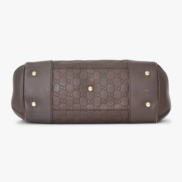 GUCCI Gucci One Shoulder Handbag 237068 512063 GG Pattern Leather Brown Good Condition Used 4a000223