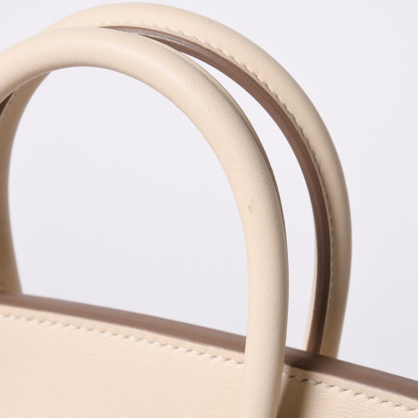 新品同様品 HERMES エルメス ハンドバッグ U刻印 バーキン25 ヴォースイフト ナタ ゴールド金具 中古 4a000234