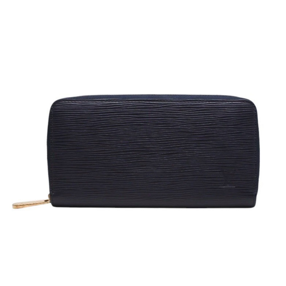 LOUIS VUITTON ルイヴィトン ジッピーウォレット 長財布 M83482 ネイビー エピレザー ゴールド金具 中古 4b013636