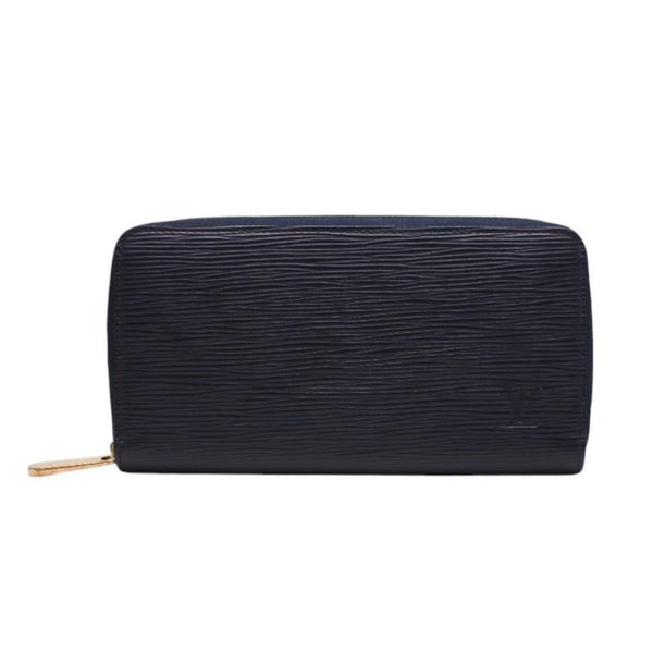 LOUIS VUITTON Zippy Wallet Long Wallet M83482 Navy Epi Leather Gold Hardware Used 4b013636